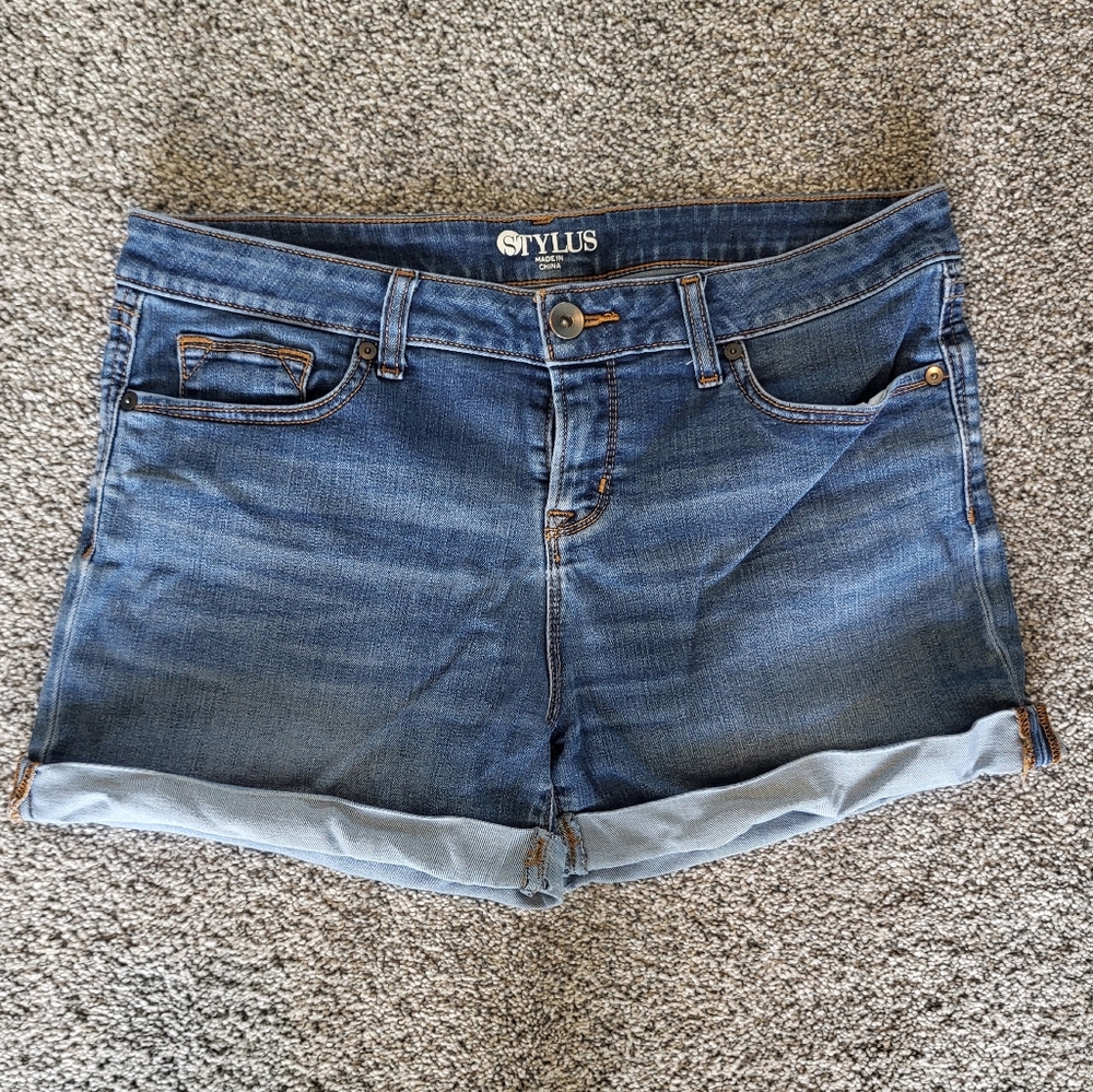 Stylus Blue Denim Shorts